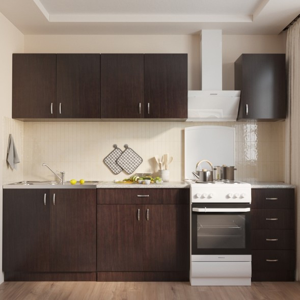 Изображение товара Шкаф навесной для кухни No Brand 80 / 527070 (венге)