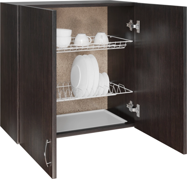 Изображение товара Шкаф навесной для кухни No Brand С сушкой 60 / 531866 (венге)