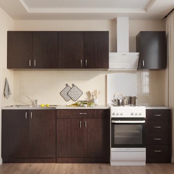 Изображение товара Шкаф навесной для кухни No Brand С сушкой 60 / 531866 (венге)