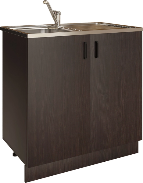 Изображение товара Шкаф под мойку No Brand 80 ЛДСП / 511980 (венге)