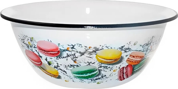 Изображение товара Миска КМЗ Цветное печенье / 40304-072/5БлЦП (белый)