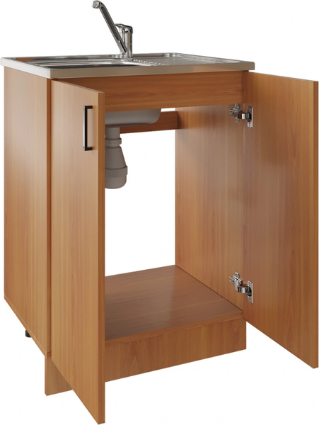 Изображение товара Шкаф под мойку No Brand 60 ЛДСП / 504062 (ольха)