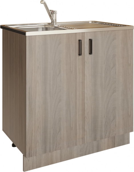 Изображение товара Шкаф под мойку No Brand 80 ЛДСП / 535089 (шимо/ясень светлый)