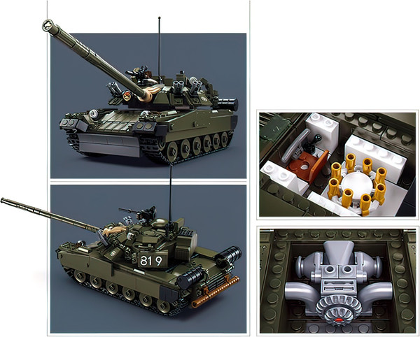 Изображение товара Конструктор Sluban Модельки. Основной танк  M38-B1178 / 10890981