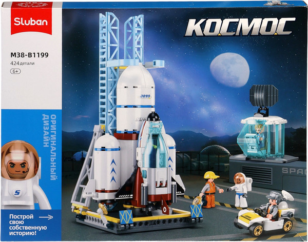 Изображение товара Конструктор Sluban Космос Шаттл M38-B1199 / 10890983