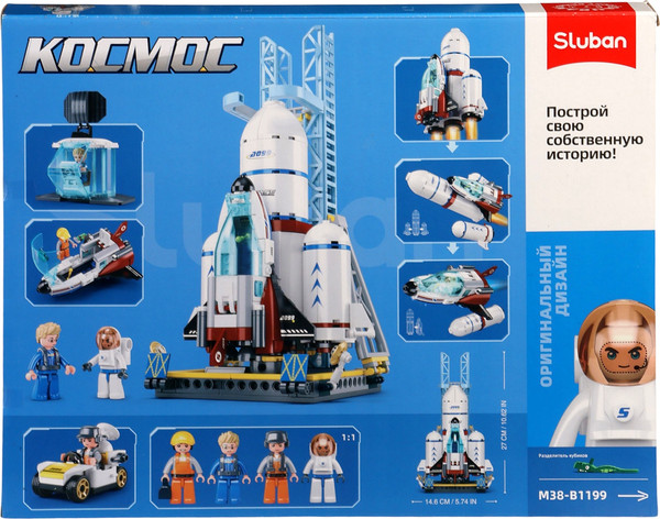Изображение товара Конструктор Sluban Космос Шаттл M38-B1199 / 10890983