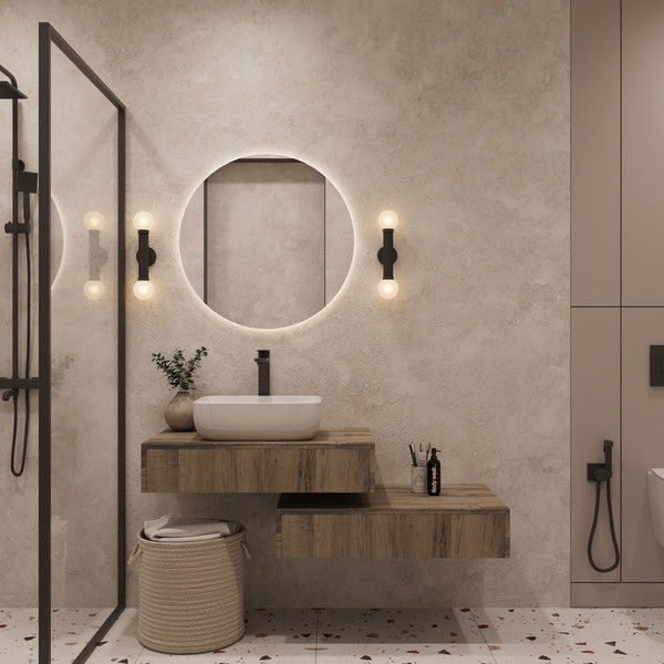 Изображение товара Тумба под умывальник ЗОВ Токио Премиум 80 / TP280AWPTOC (аттик)