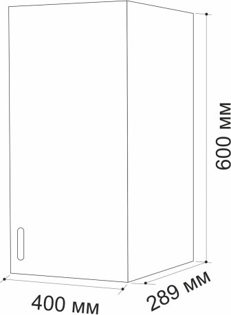 Изображение товара Шкаф навесной для кухни No Brand 40 / 523275