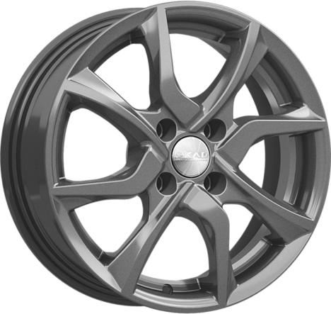 Изображение товара Литой диск SKAD Тулон 15x6" 4x100мм DIA 67.1мм ET 39мм Графит