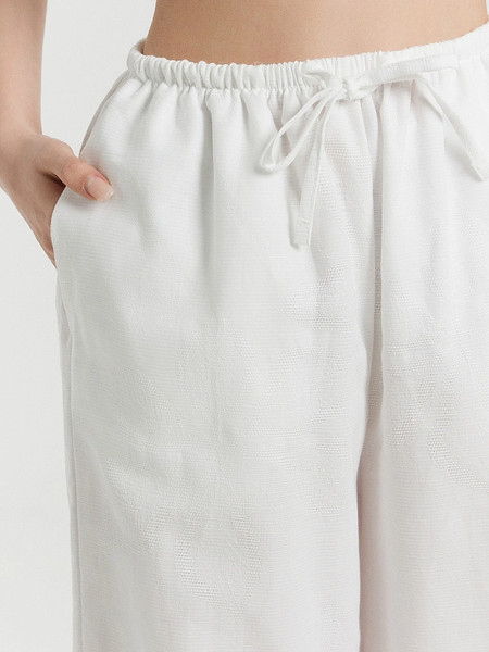 Изображение товара Штаны Mark Formelle 182511 (р.170-98, цветы белые жаккард)