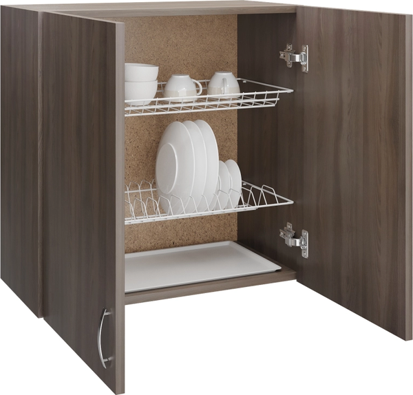 Изображение товара Шкаф навесной для кухни No Brand С сушкой 60 / 546675 (шимо/ясень темный)