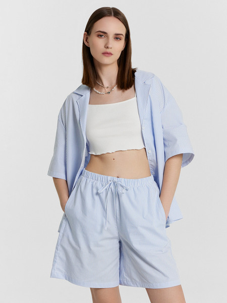 Изображение товара Комплект одежды Mark Formelle 192011 (р.170-96-102, тонкая синяя полоска)