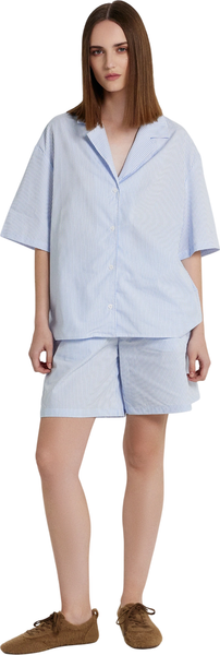 Изображение товара Комплект одежды Mark Formelle 192011 (р.170-96-102, тонкая синяя полоска)