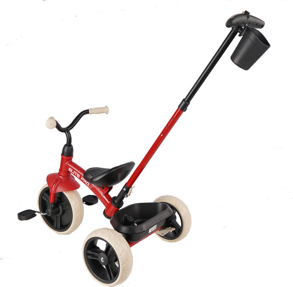 Изображение товара Трехколесный велосипед с ручкой QPlay T10-B Elite Pro (красный)