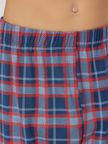 Изображение товара Пижама детская Mark Formelle 563334 (р.104-56-51, ярко-красный/красно-синяя клетка)