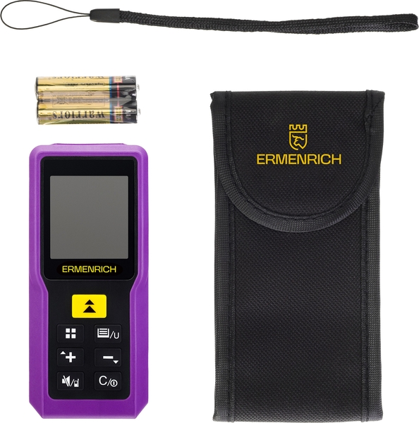 Изображение товара Лазерный дальномер Ermenrich Reel PRO GM100 / 85313 (фиолетовый)