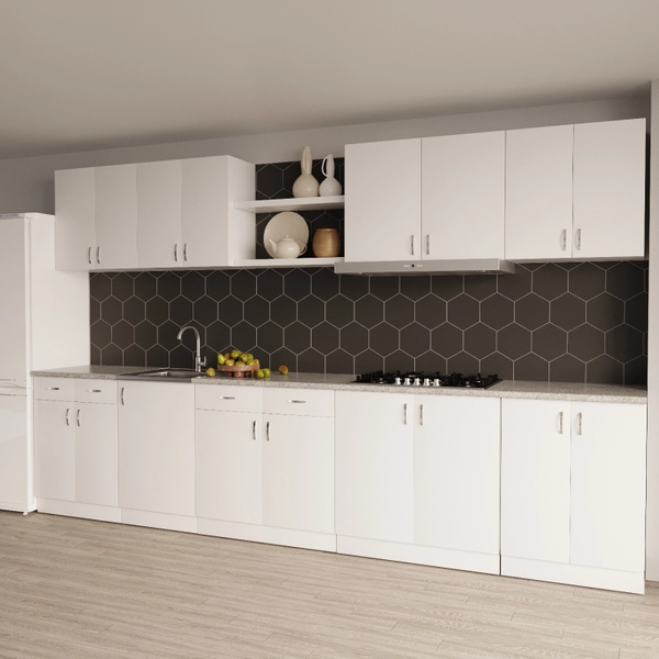 Изображение товара Шкаф навесной для кухни No Brand С сушкой 60 / 510097 (белый)