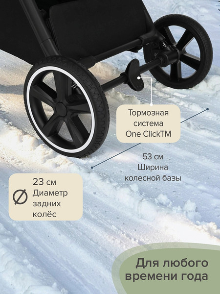 Изображение товара Детская прогулочная коляска Pituso Matrix / MRX 20  (Emerald mood)