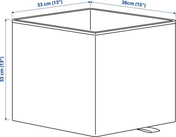 Изображение товара Коробка для хранения Ikea Kosingen 106.010.82 (светло-серый)