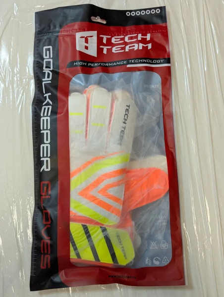 Изображение товара Перчатки вратарские Tech Team GK594-6 1/25 / NN014656