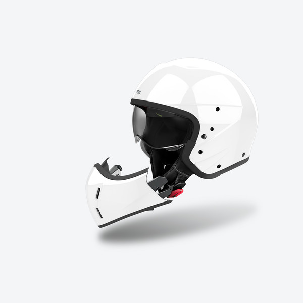 Изображение товара Мотошлем Airoh J110 Color J114-L (L, белый глянец)