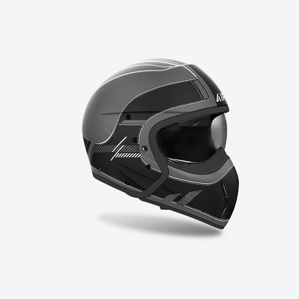 Изображение товара Мотошлем Airoh J110 Raster J1R35-XXL (XXL, черный матовый)