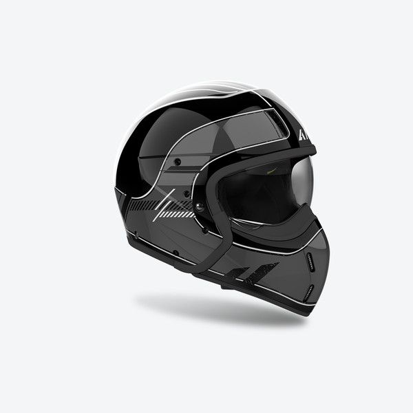 Изображение товара Мотошлем Airoh J110 Raster J1R99-M (M, темно-серый глянец)