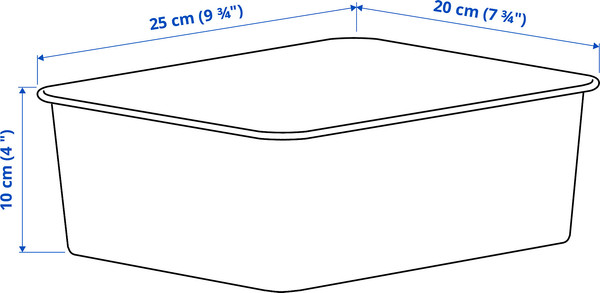 Изображение товара Лоток Ikea Nojig / 204.681.05 (бежевый)