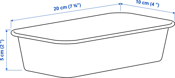 Изображение товара Лоток Ikea Nojig / 704.574.87 (бежевый)