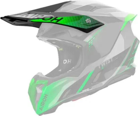 Изображение товара Козырек для мотошлема Airoh Twist 3 Shard TW3S33F (зеленый глянец)