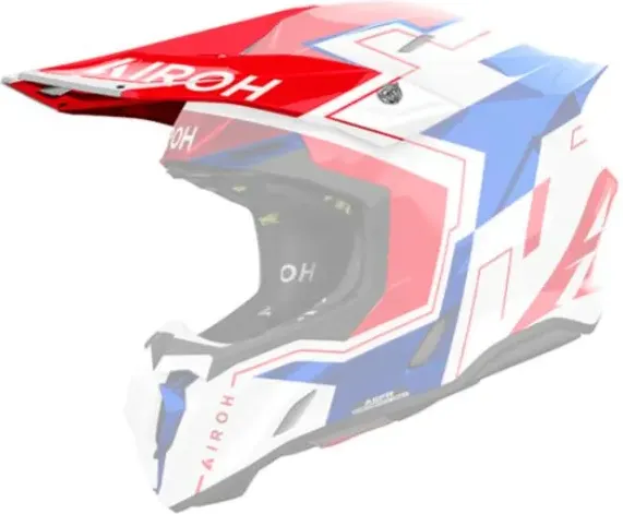 Изображение товара Козырек для мотошлема Airoh Twist 3 Dizzy TW3D55F (синий/красный глянец)