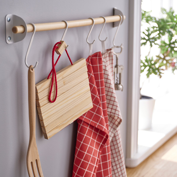 Изображение товара Подставка под горячее Ikea Halvnabb / 706.021.73 (ярко-красный/сосна)