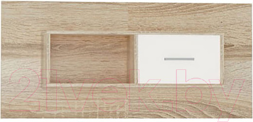 Изображение товара Полка Империал Стелс 1д (дуб сонома/белый)