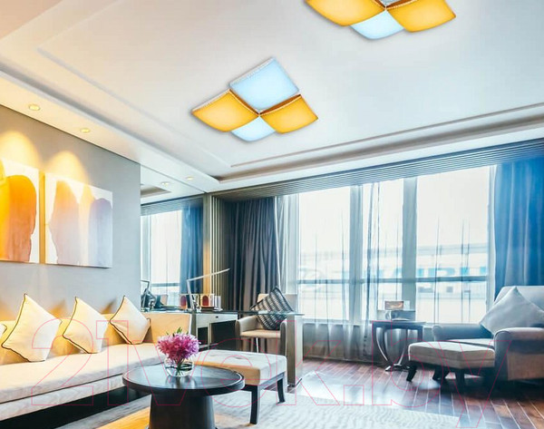 Изображение товара Потолочный светильник Ambrella Orbital FP2324 WH 128W D480*480