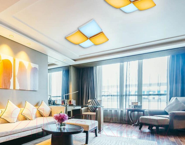 Изображение товара Потолочный светильник Ambrella Orbital FP2326 WH 192W D720*480