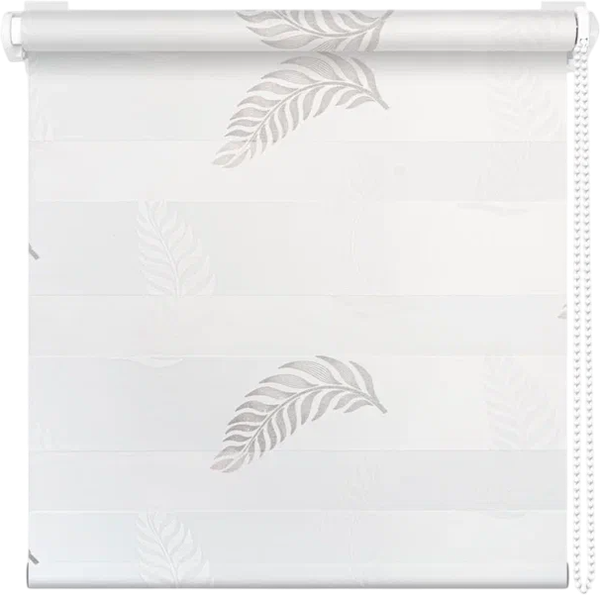 Изображение товара Рулонная штора АС МАРТ Перья 55x200 (белый)