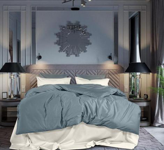 Изображение товара Пододеяльник Primavelle 145х210 сатин Luxe на молнии / 136315102-сгL86 (деним)