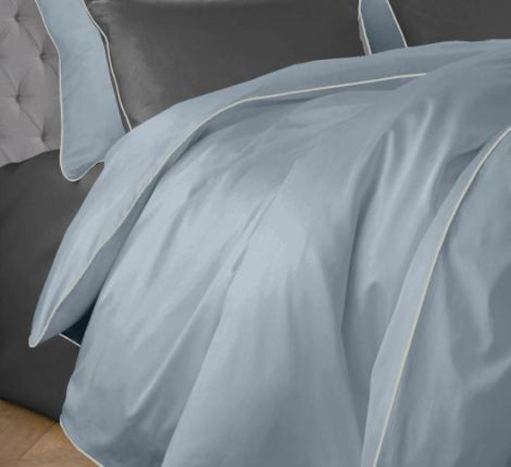 Изображение товара Пододеяльник Primavelle 145х210 сатин Luxe на молнии / 136315102-сгL04 (дымчато-синий)