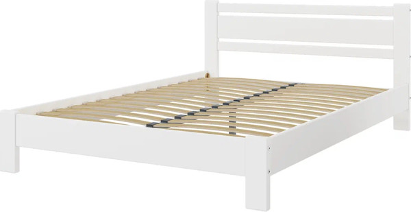 Изображение товара Двуспальная кровать Bravo Мебель Милс 160х200 (белый античный)