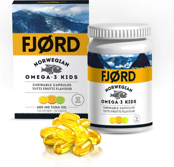 Изображение товара Жирные кислоты Fjord Норвежская Омега-3 Кидс (50 капсул)