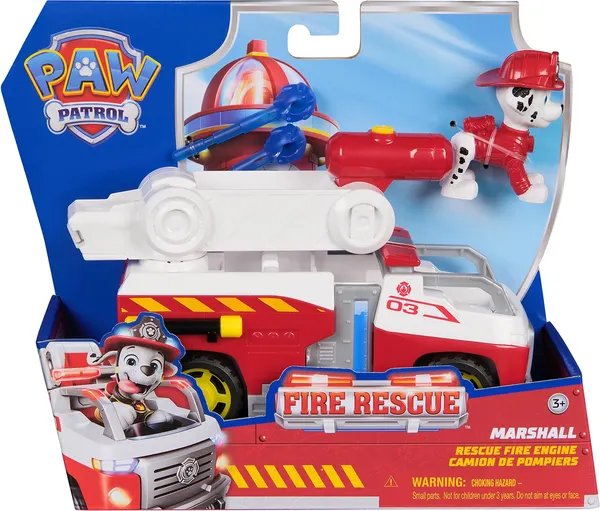 Изображение товара Игровой набор PAW Patrol Пожарные спасатели. Машинка с фигуркой Маршалл / 68268