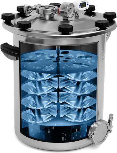 Изображение товара Автоклав для консервирования Fansel 3 (16л)