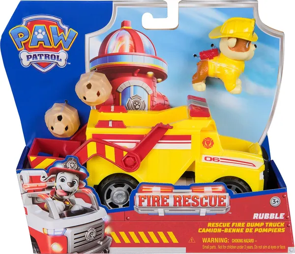 Изображение товара Игровой набор PAW Patrol Пожарные спасатели. Машинка с фигуркой Крепыш / 68270