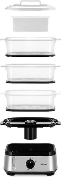 Изображение товара Пароварка стационарная Kitfort КТ-9897