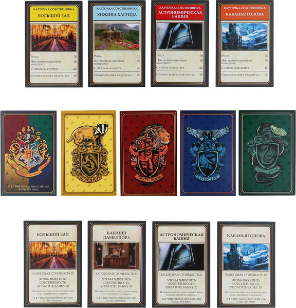 Изображение товара Настольная игра Hasbro Монополия Гарри Поттер / F9422 (на русском)