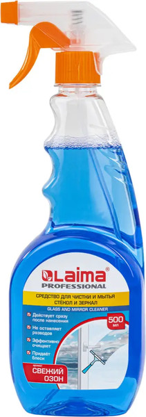 Изображение товара Средство для мытья стекол Laima Professional. Свежий озон / 601609 (500мл)