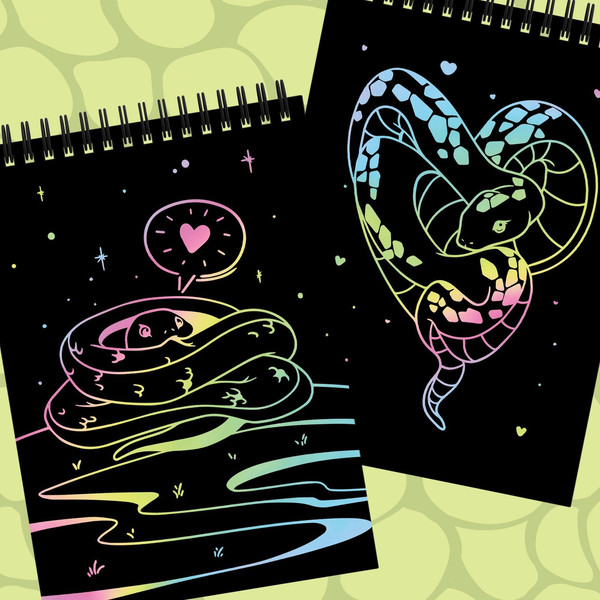 Изображение товара Блокнот-гравюра Aniverse Змеиные / 10407817