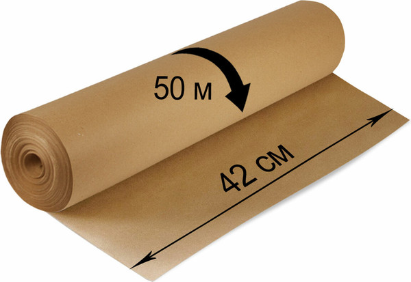 Изображение товара Бумага для оформления подарков Brauberg Марка А. Коммунар / 440184 (крафт)