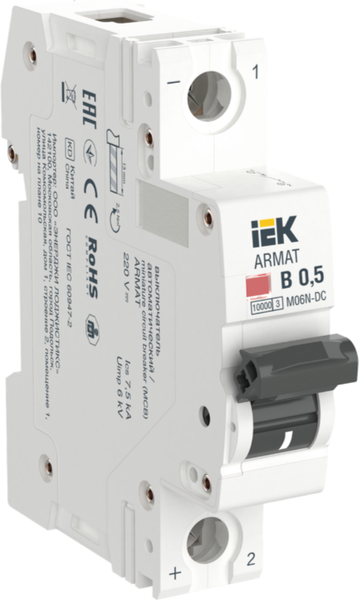 Изображение товара Выключатель автоматический IEK AR-M06N-1-B0D5DC