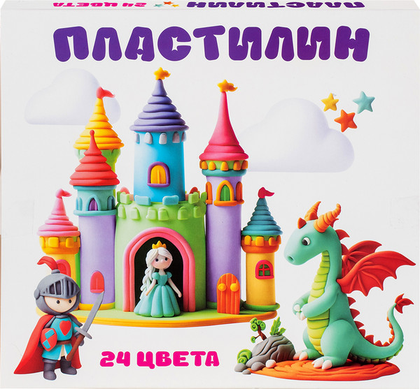Изображение товара Пластилин Dream Makers PV24 (24цв)